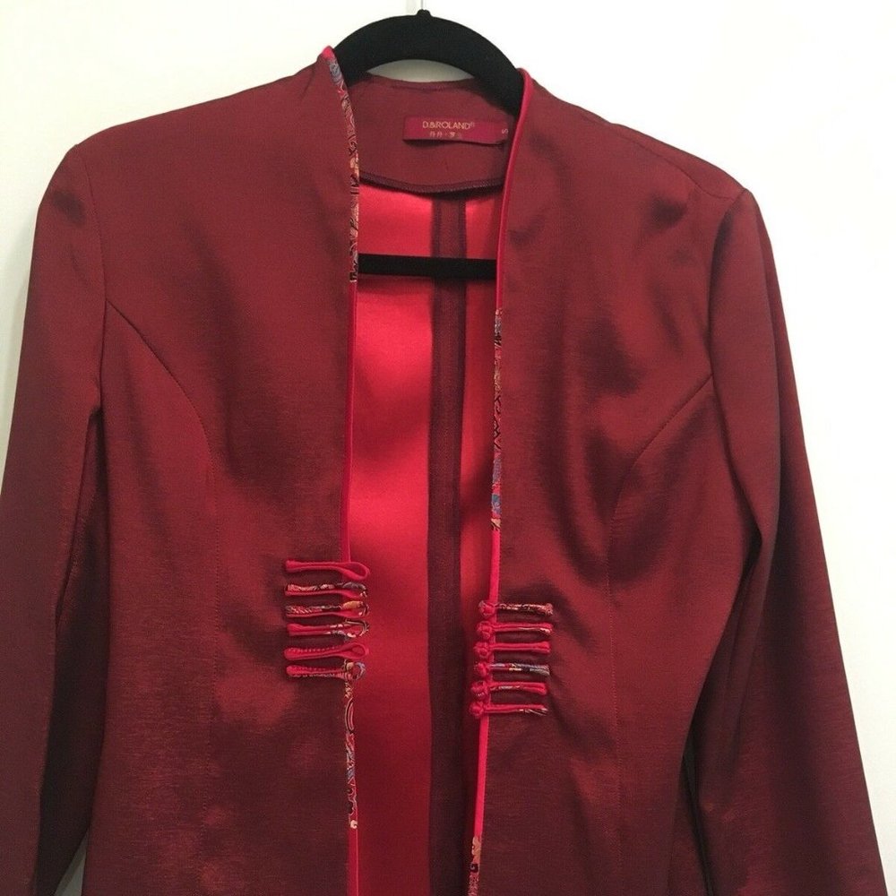 Beautiful Red Blazer - One of a Kind